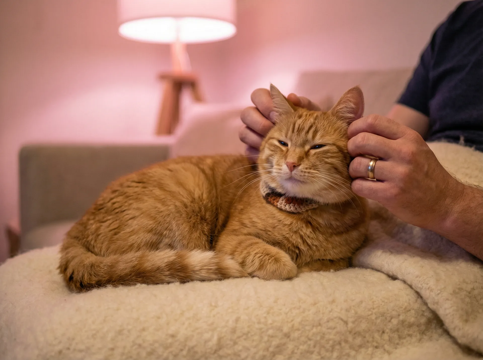猫咪被温柔抚摸的幸福时刻 - 艳照门